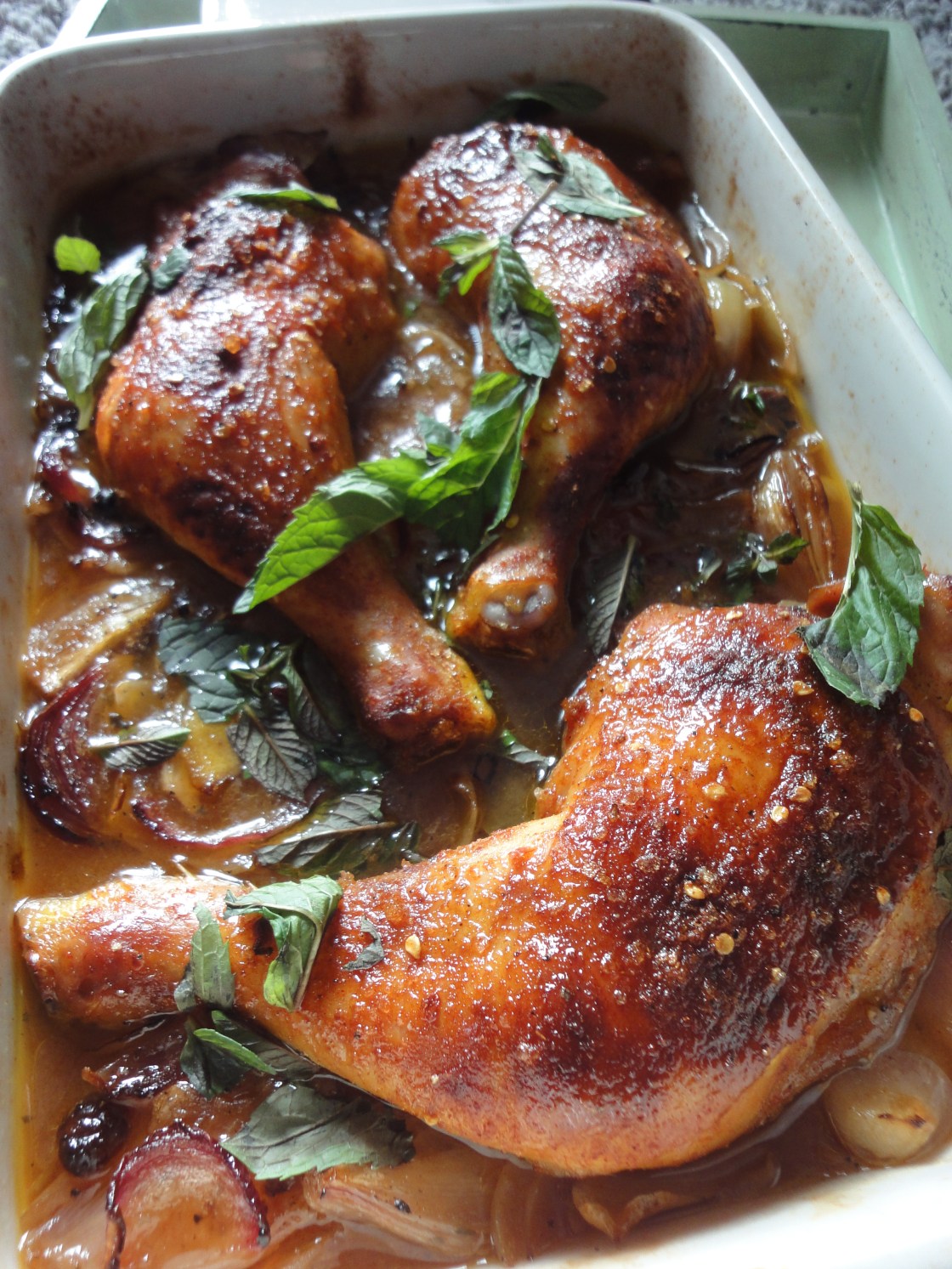 Hähnchenkeulen mit Honigkruste – Delicious dishes around my kitchen Hähnchenkeulen mit Honigkruste – Delicious dishes around my kitchen